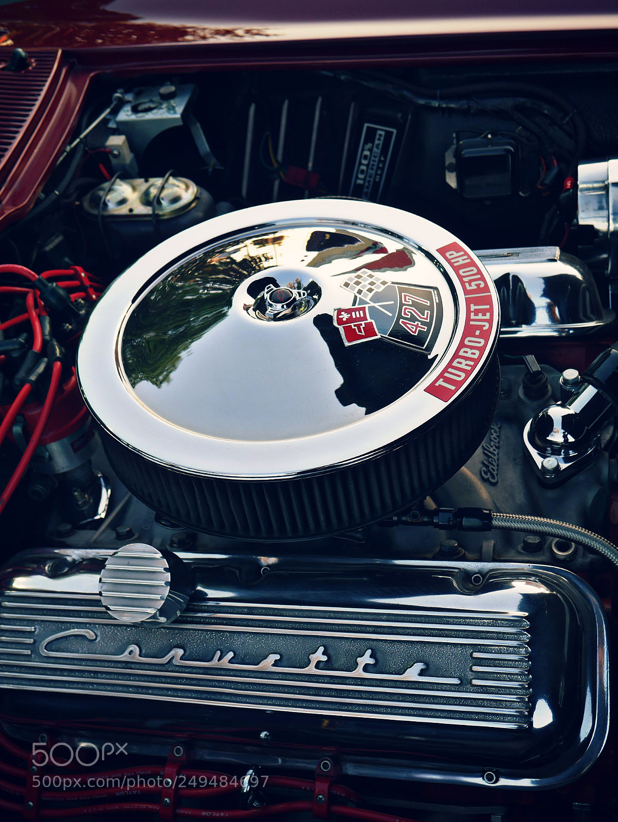 Panasonic Lumix DMC-G7 sample photo. Classic corvette photography