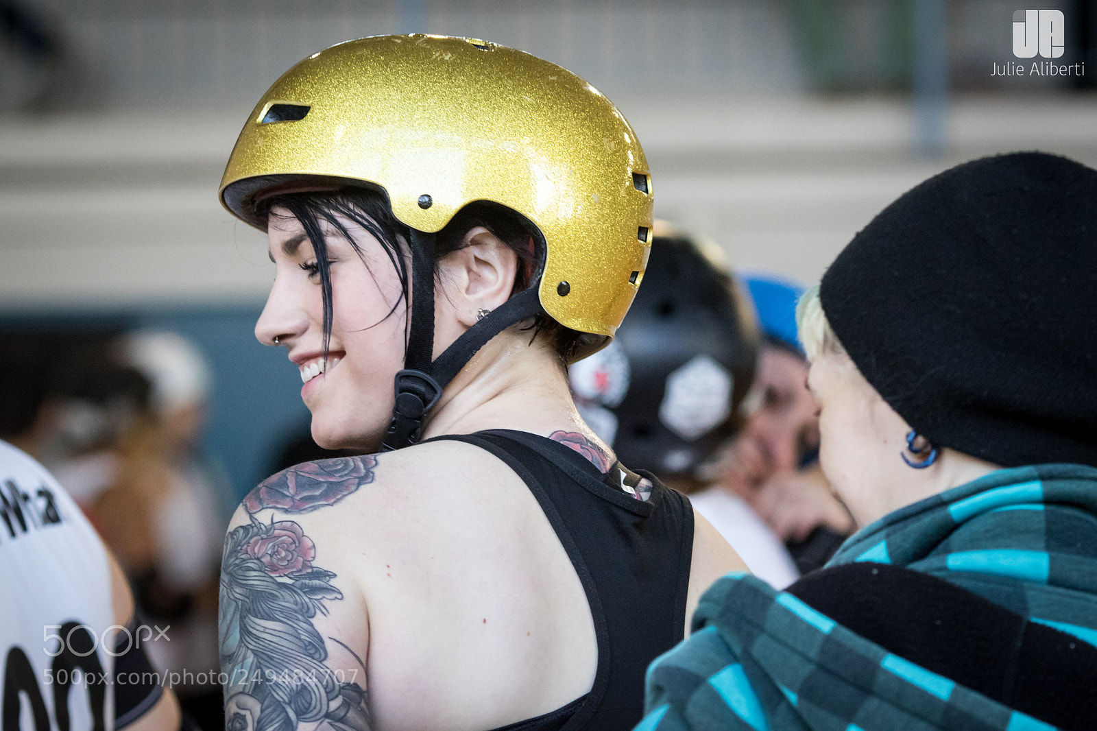 Canon EOS 7D Mark II sample photo. Roller derby portrait photography