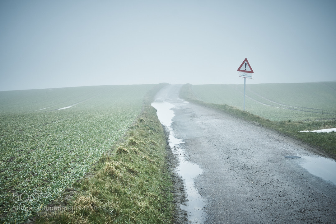 Sony a6000 sample photo. Foggy road photography