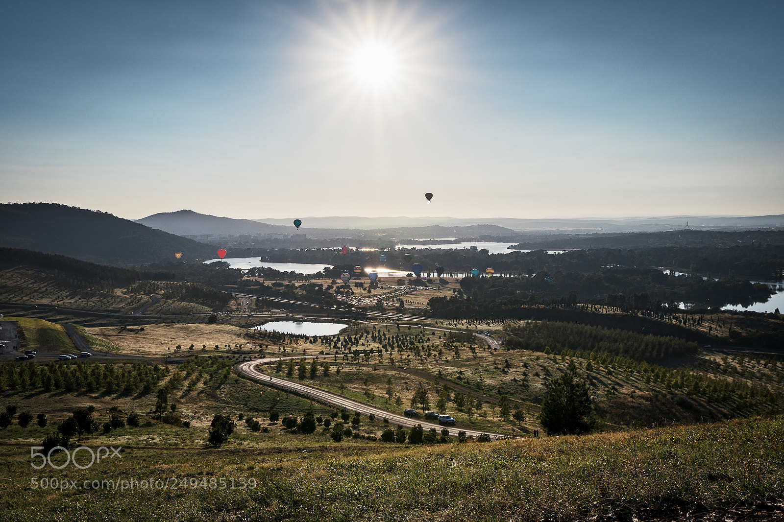 Nikon D500 sample photo. Balloons landing photography