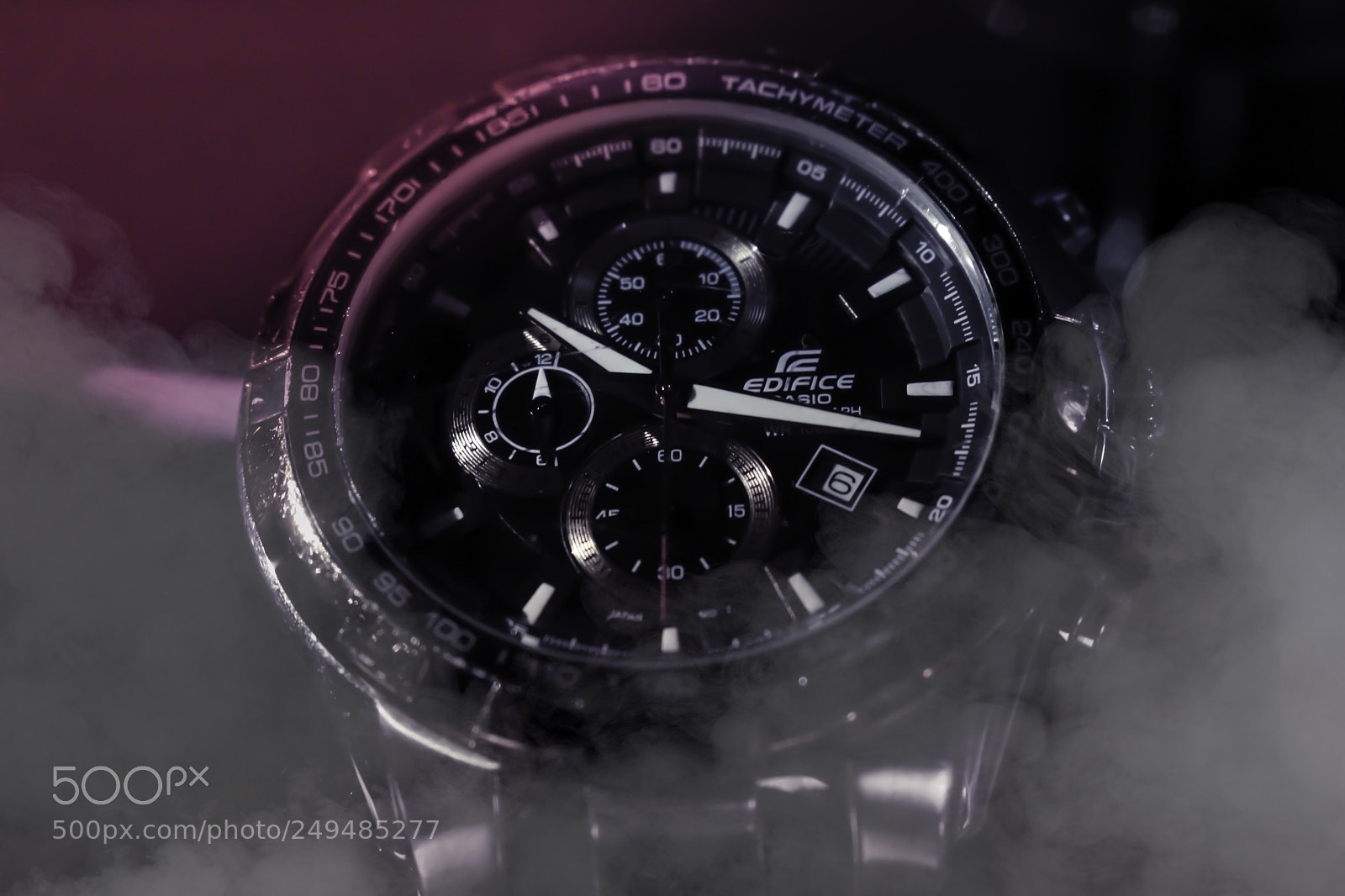 Canon EOS 70D sample photo. Casio in smoke photography
