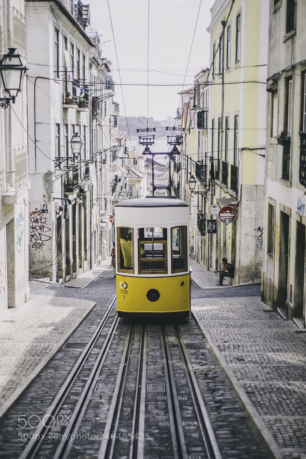 Nikon D610 sample photo. Tram in lisbon photography