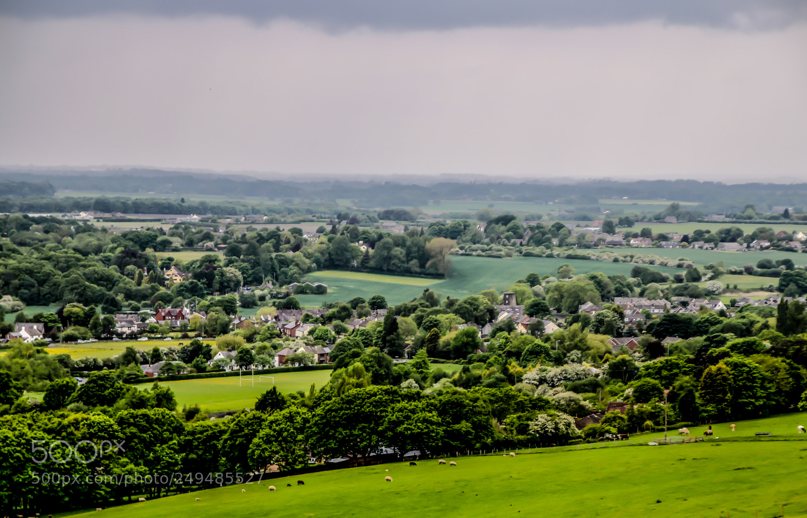 Canon EOS 70D sample photo. View to parbold village photography