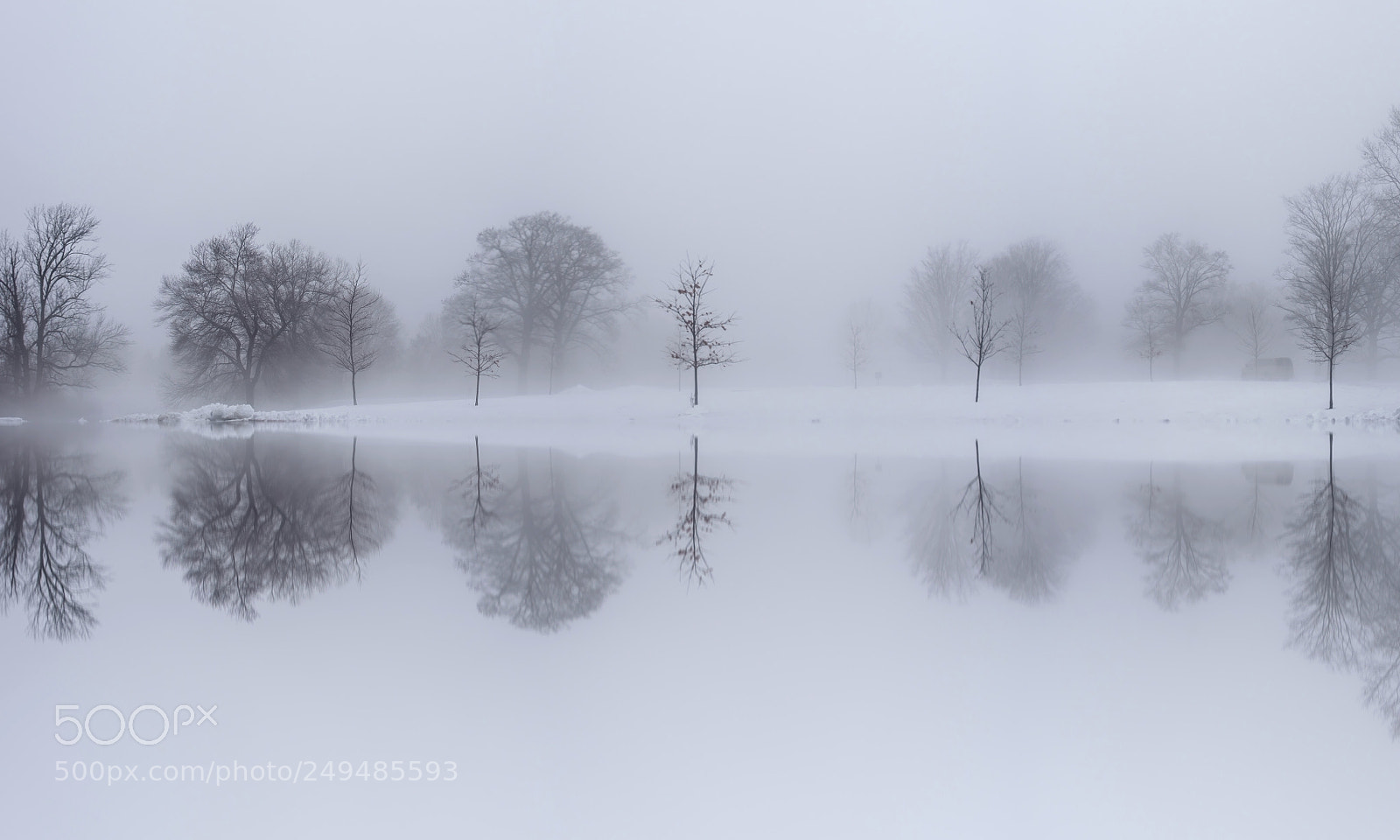 Fujifilm X-Pro2 sample photo. Foggy snowy reflection photography