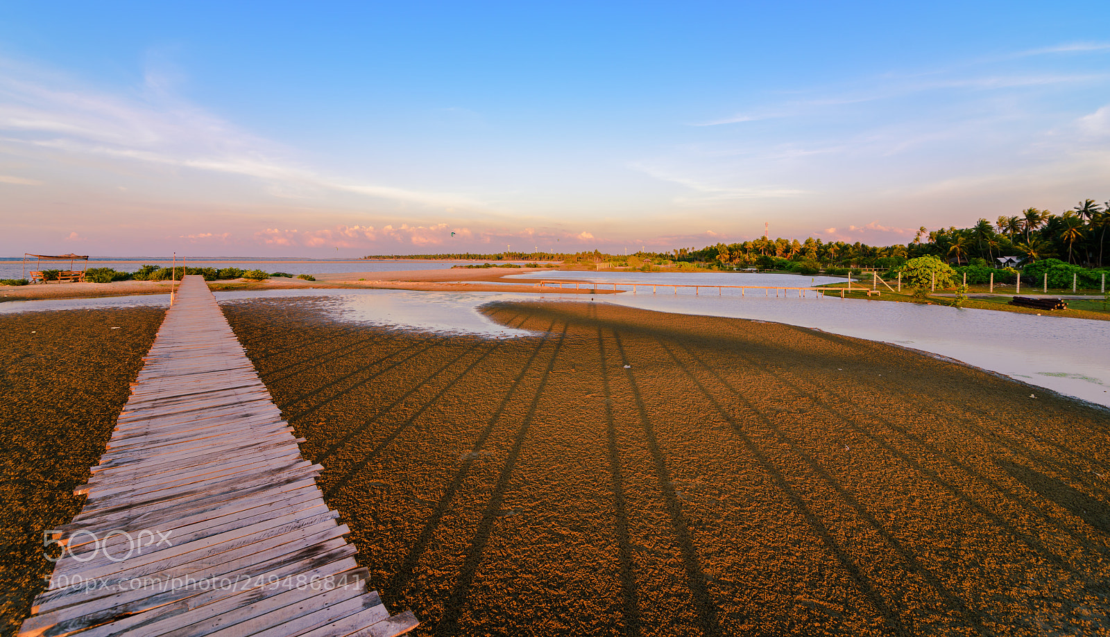 Nikon D810 sample photo. Long shadows in kalpitiya photography