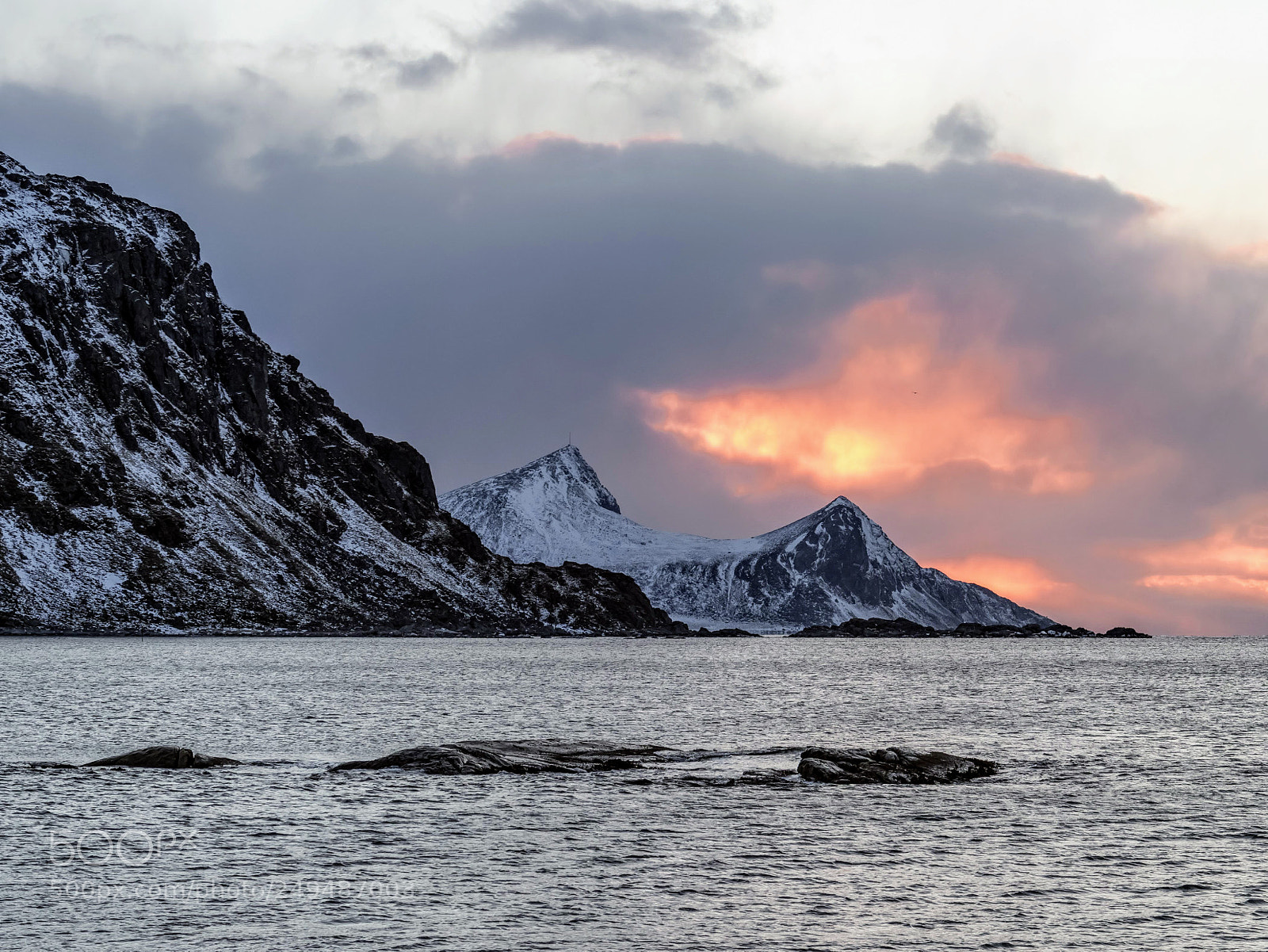 Olympus OM-D E-M1 Mark II sample photo. Sunset on the fjord... photography