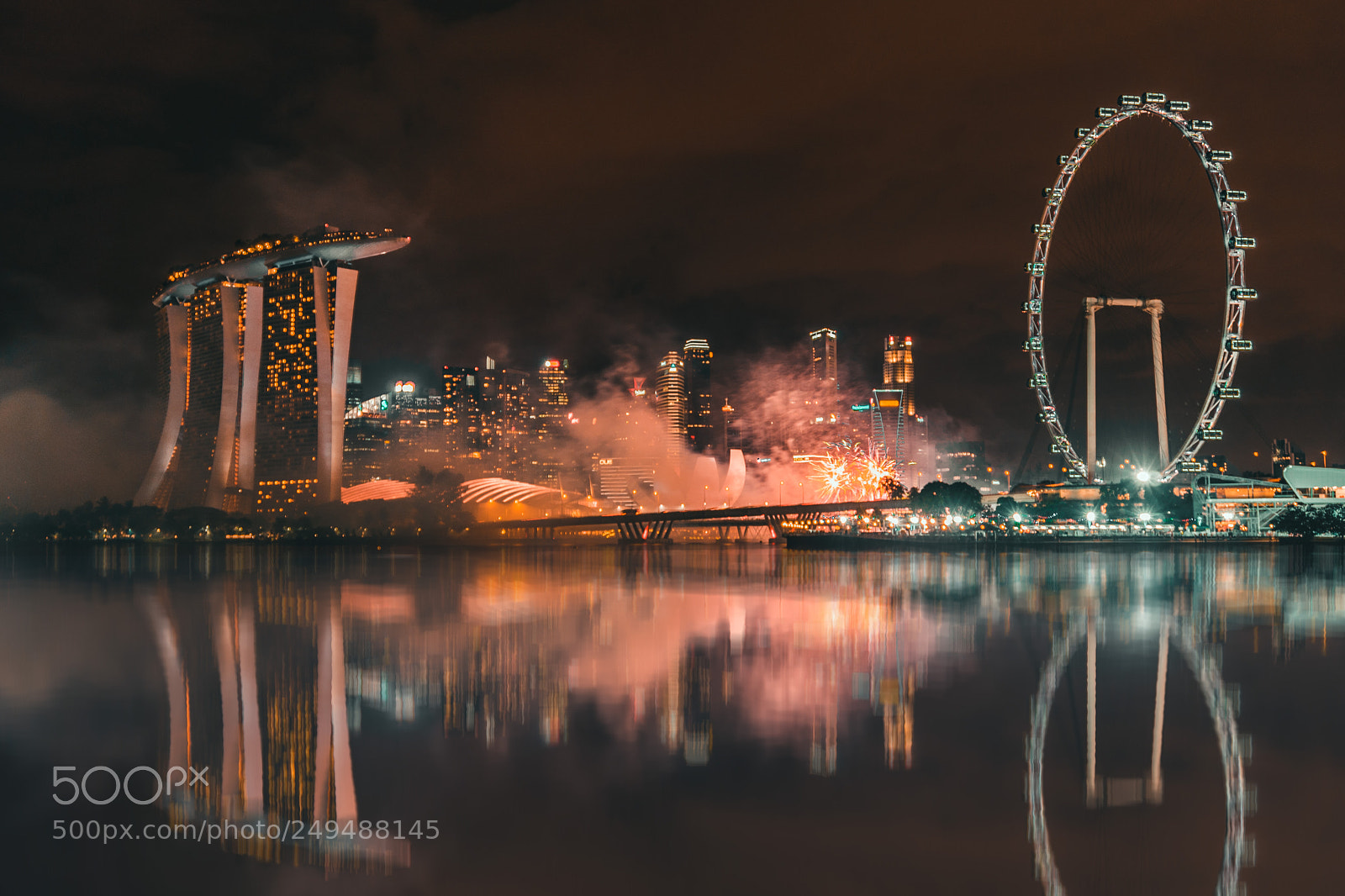 Sony a6300 sample photo. Marina bay skyline photography