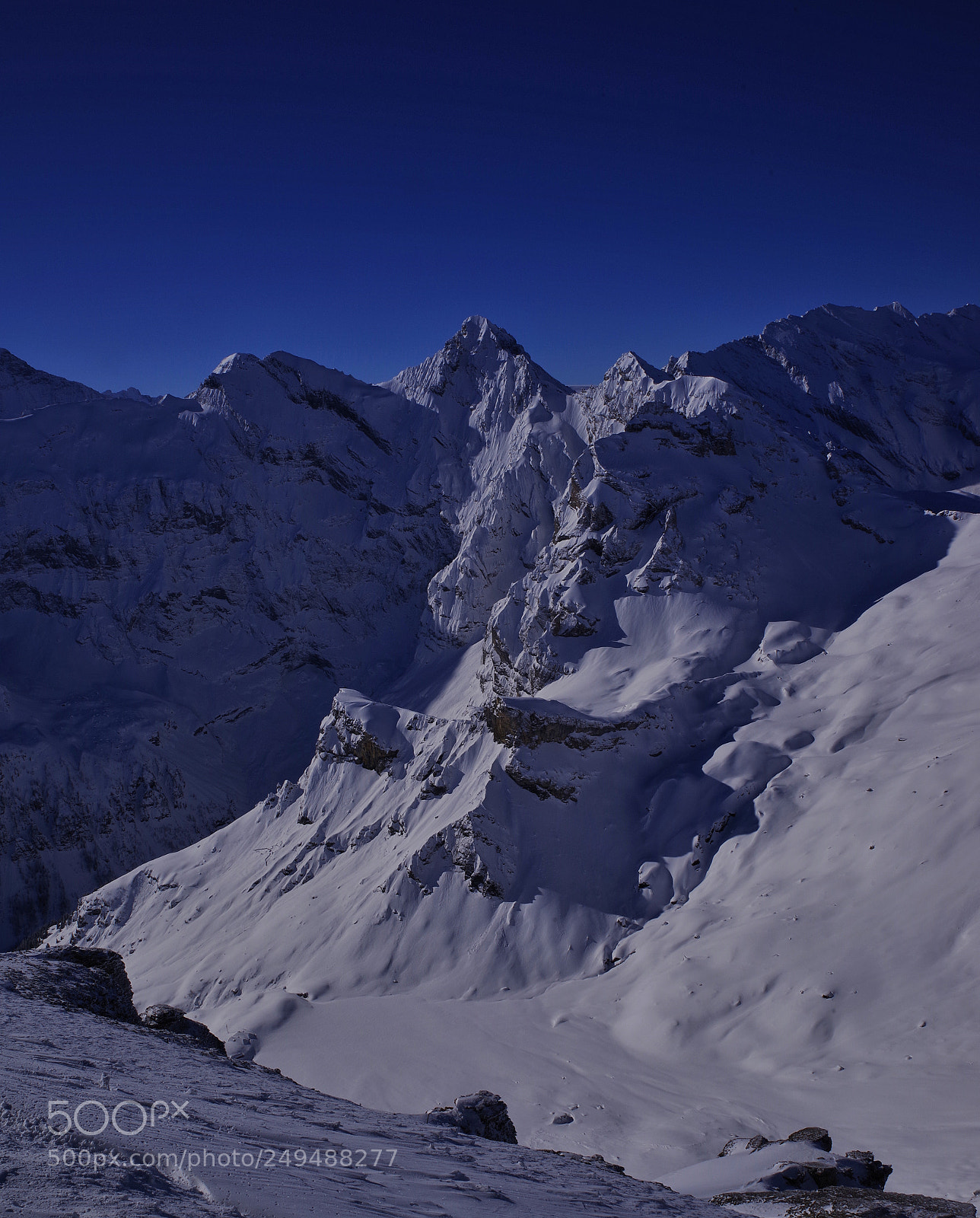 Pentax K-1 sample photo. Schilthorn photography