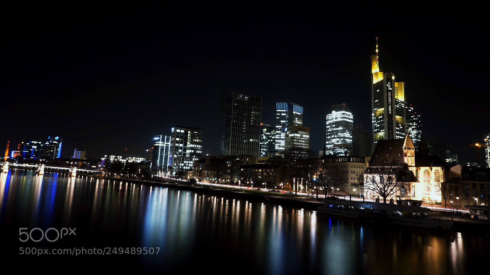 Sony a6000 sample photo. Frankfurt skyline photography