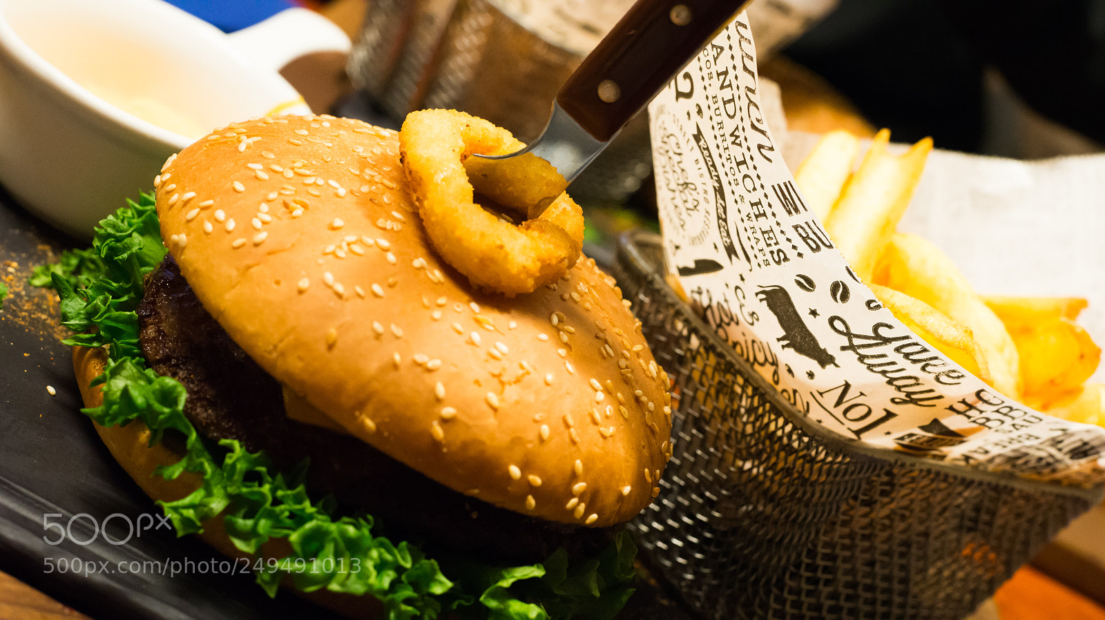 Nikon D600 sample photo. Delicious burger photography