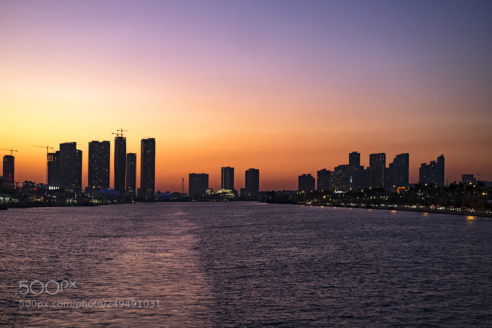 Fujifilm X-T1 sample photo. Miami sunset photography