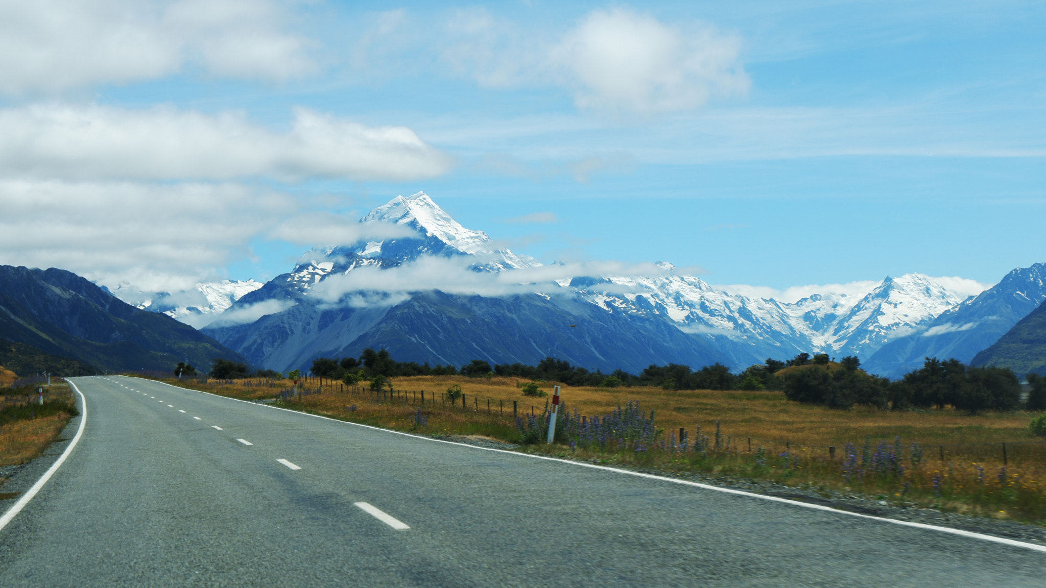 Fujifilm X-A3 sample photo. Mt cook road photography