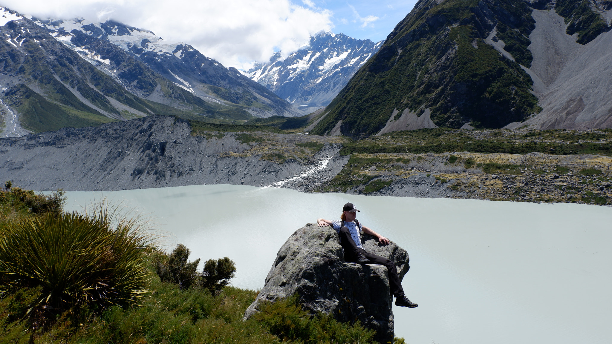 Fujifilm X-A3 sample photo. Mt cook view throne photography