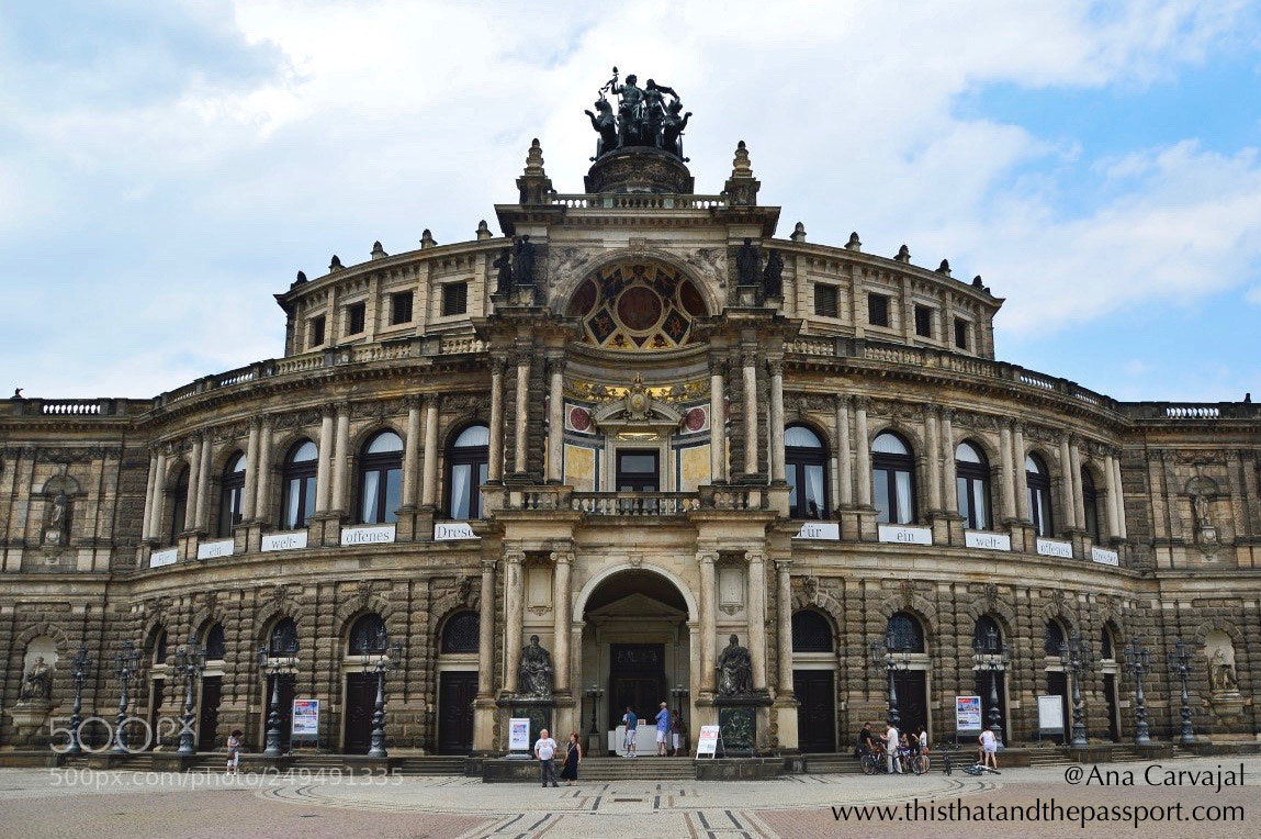 Nikon D3200 sample photo. Semperoper dresden photography