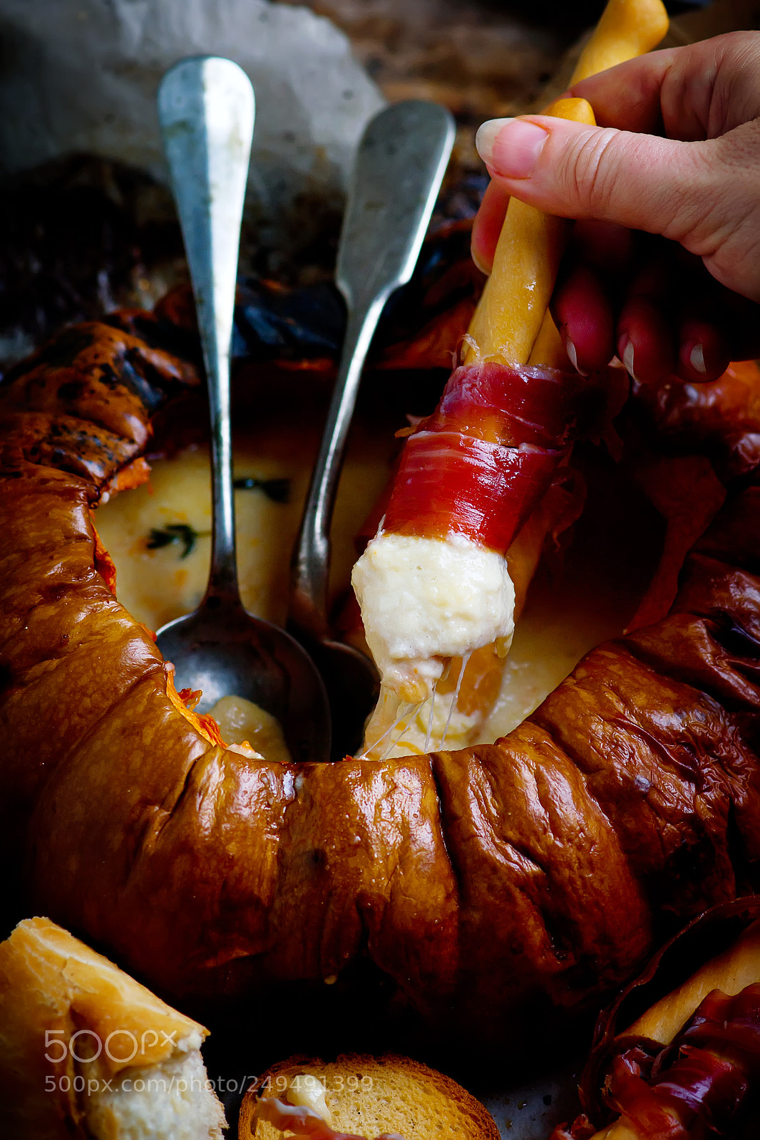 Nikon D3100 sample photo. Baked pumpkin fondue.style rustic.selective photography