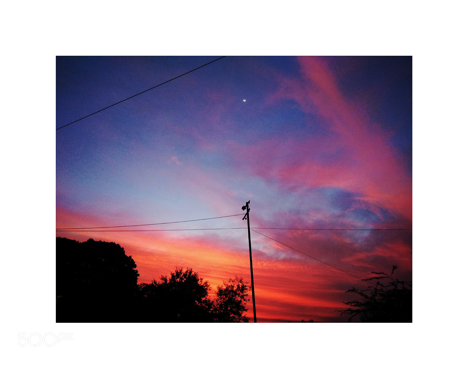 Xiaomi Redmi Note 4 sample photo. Incredible purple sunrise photography