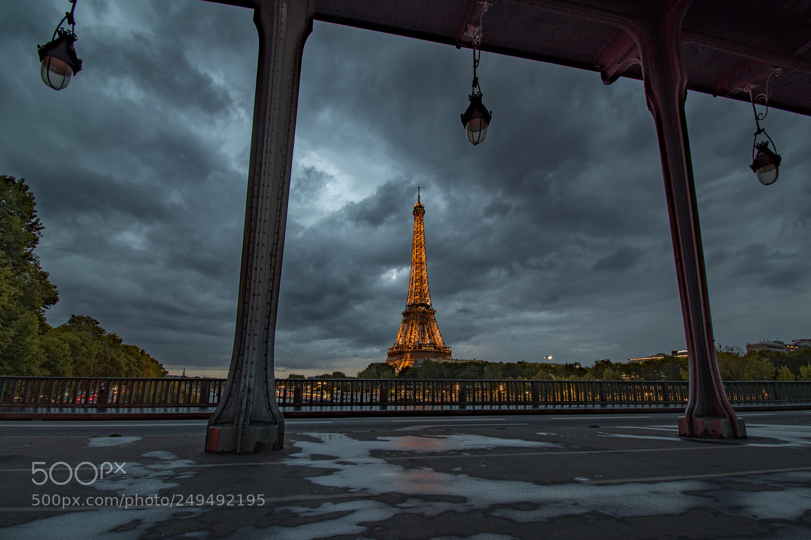 Nikon D5500 sample photo. Storm over the eiffel photography