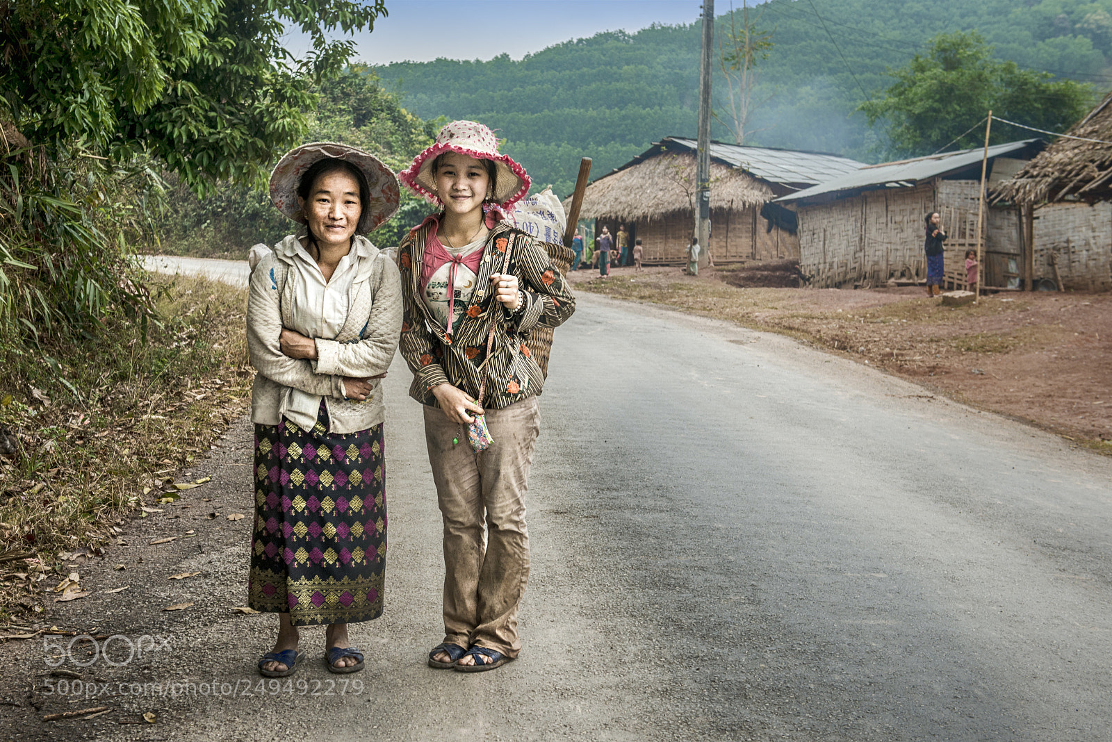 Nikon D800 sample photo. On the road / laos photography