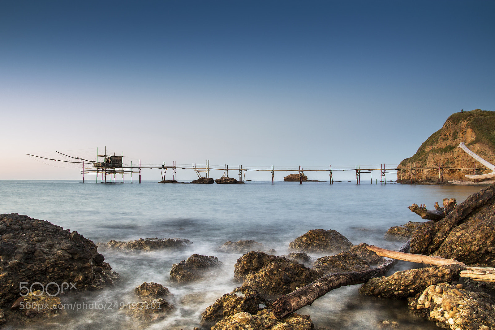 Canon EOS 60D sample photo. Trabocco punta aderci | abruzzo photography