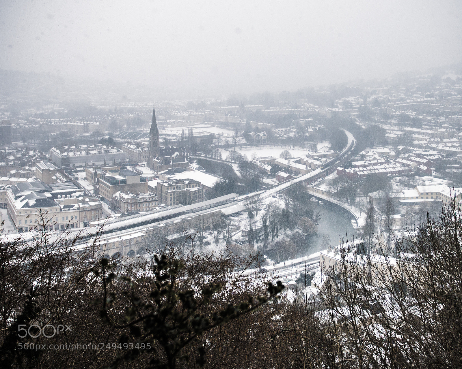 Nikon D800 sample photo. A snowy view from photography