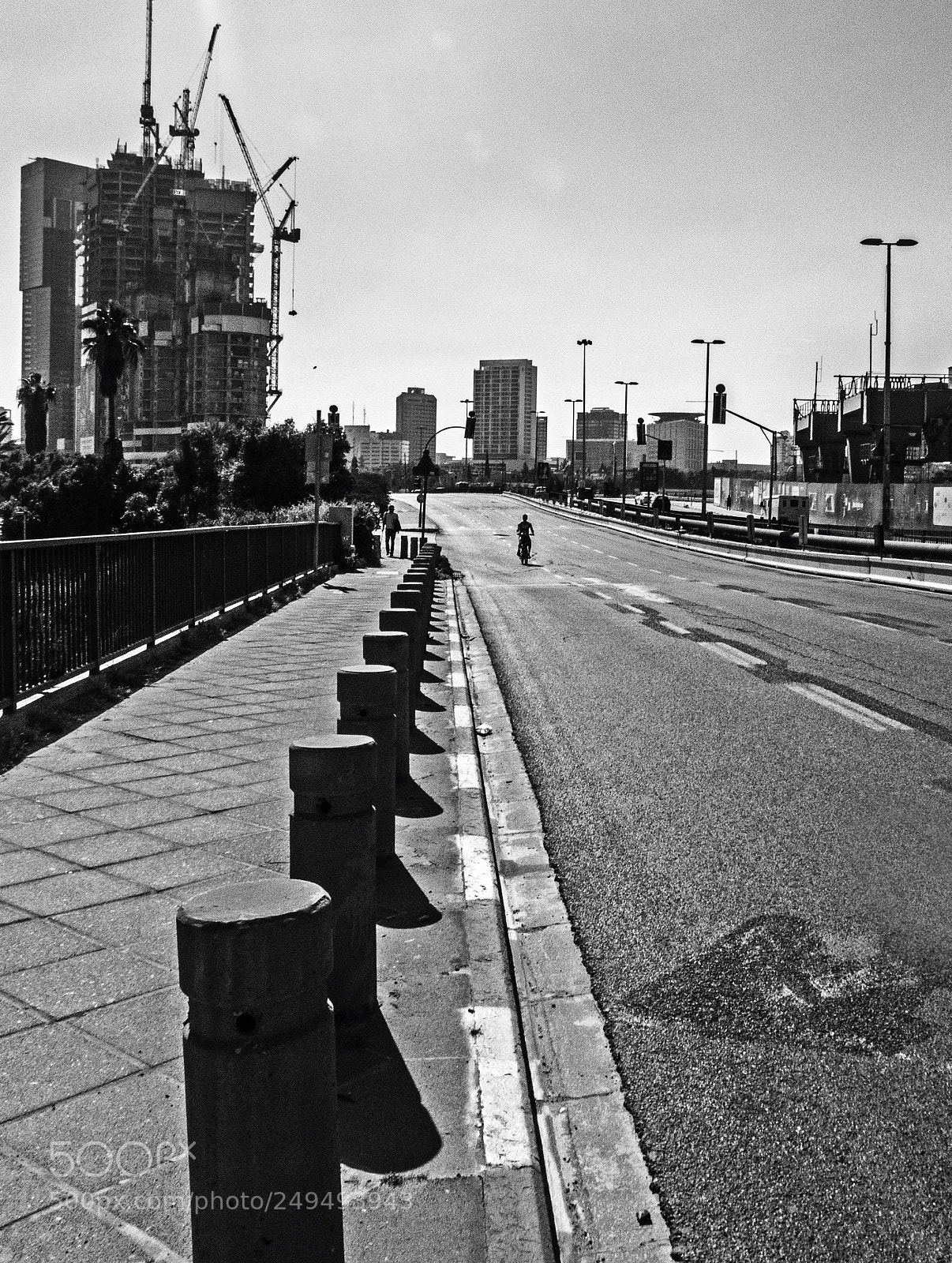 Nikon Coolpix B700 sample photo. The lonely cyclist. photography