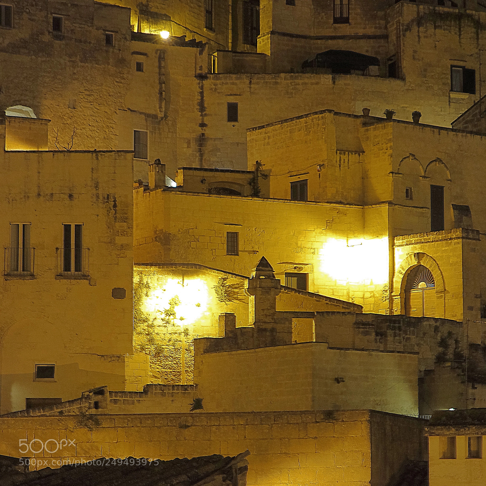 Sony Cyber-shot DSC-RX100 sample photo. Matera at night photography