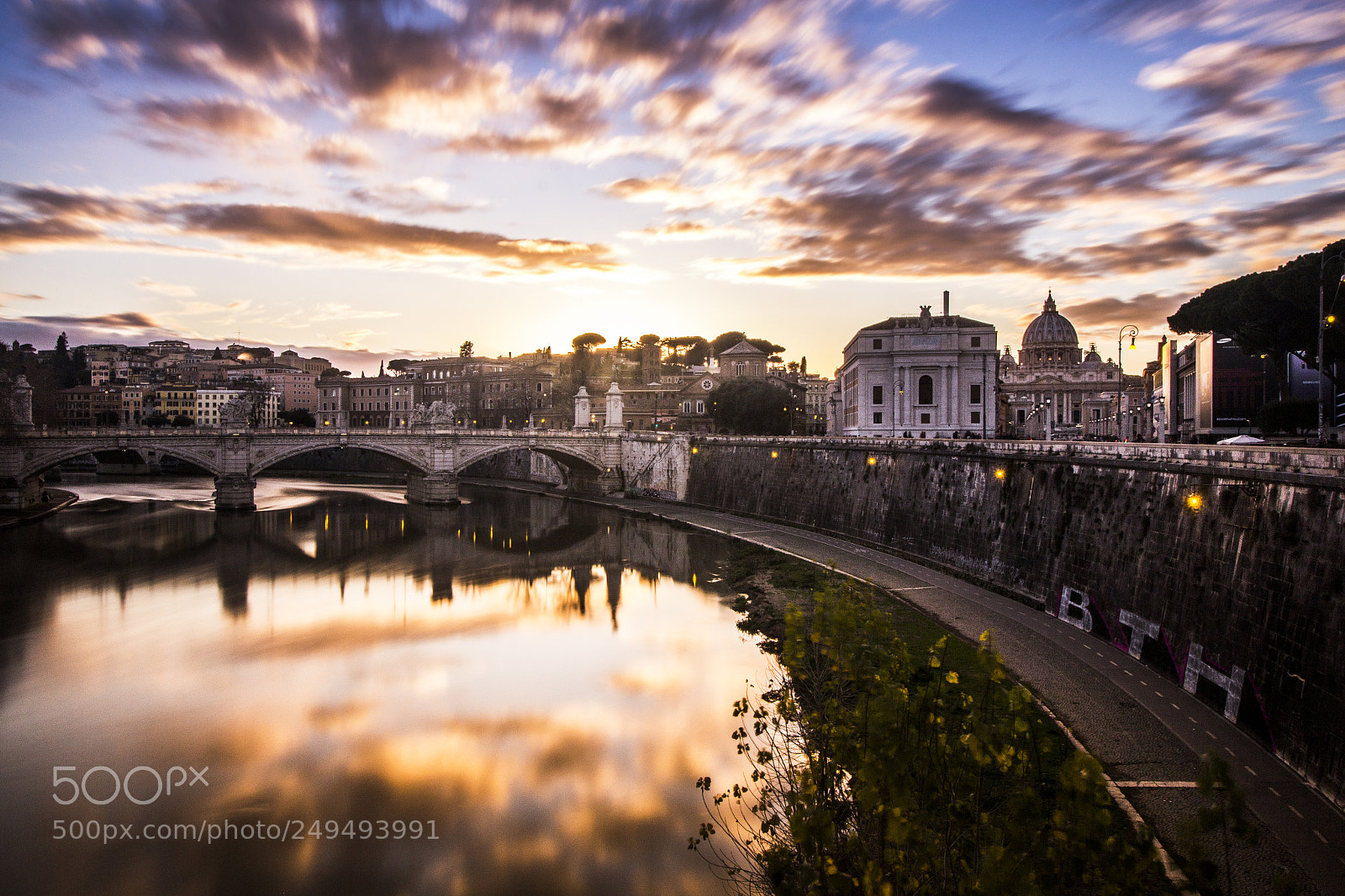 Canon EOS 60D sample photo. Roman sunset | rome photography
