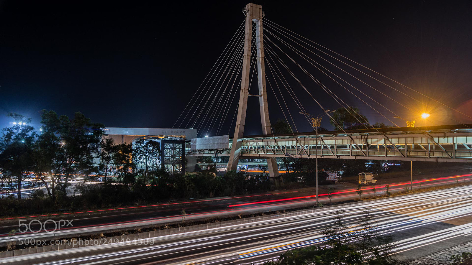 Sony SLT-A37 sample photo. Light trails of city photography