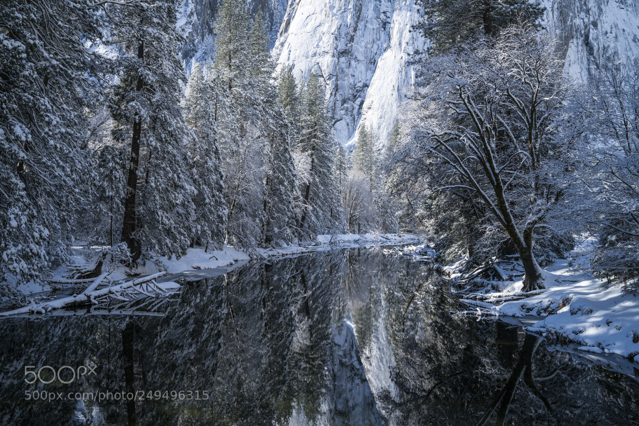Sony a7R II sample photo. Winter river bliss photography