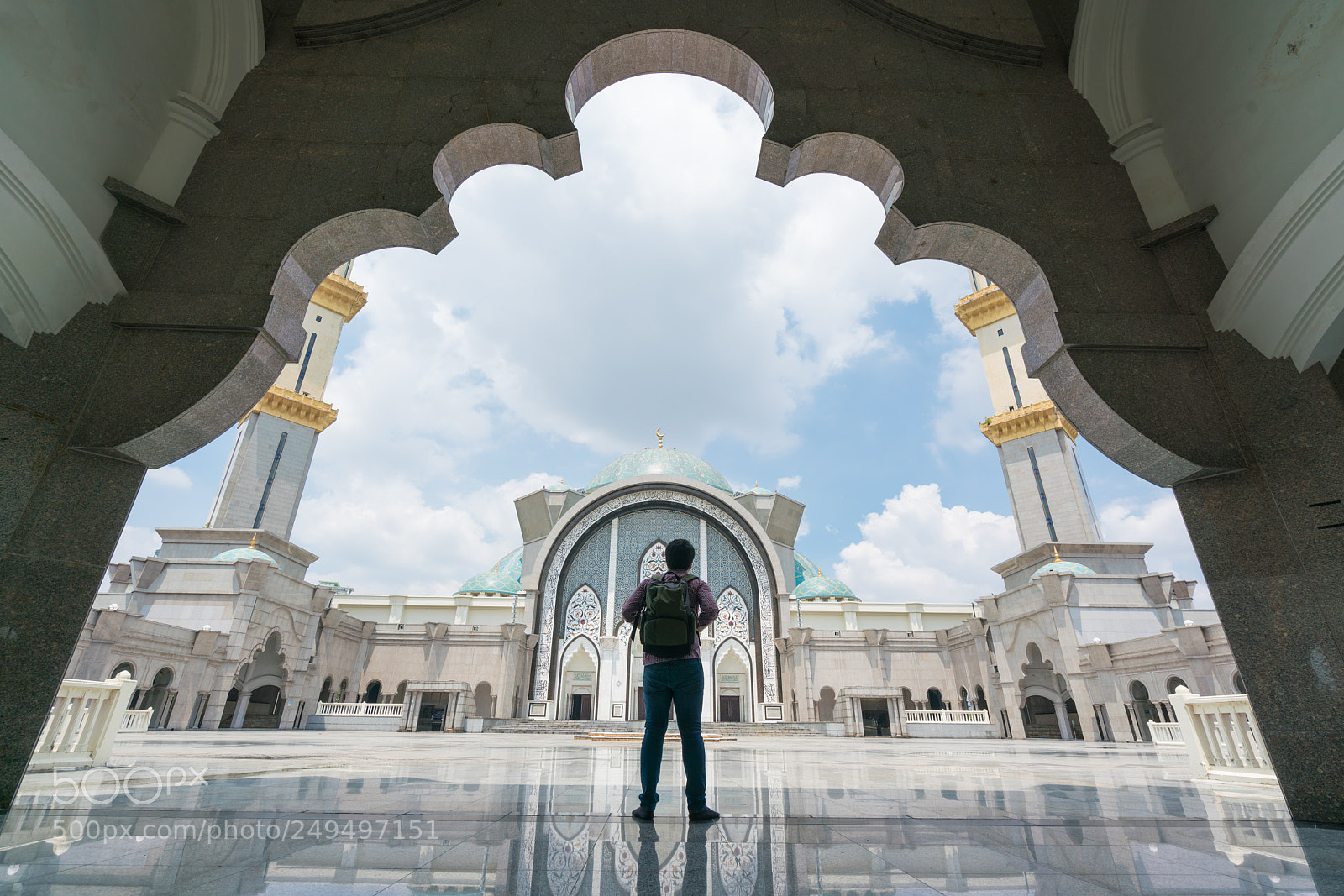 Sony a7R II sample photo. Young man traveler with photography