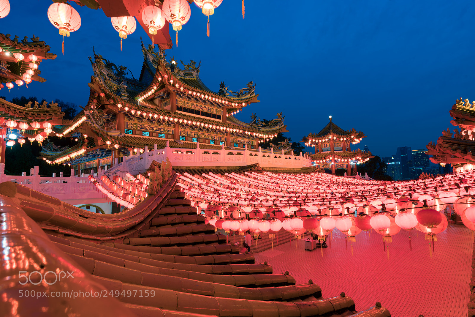 Sony a7R II sample photo. Traditional chinese lanterns display photography