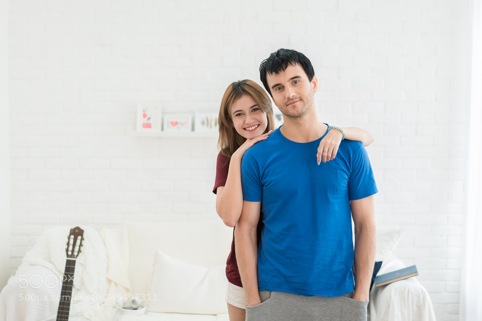 Sony a7R II sample photo. Beautiful young couple is photography