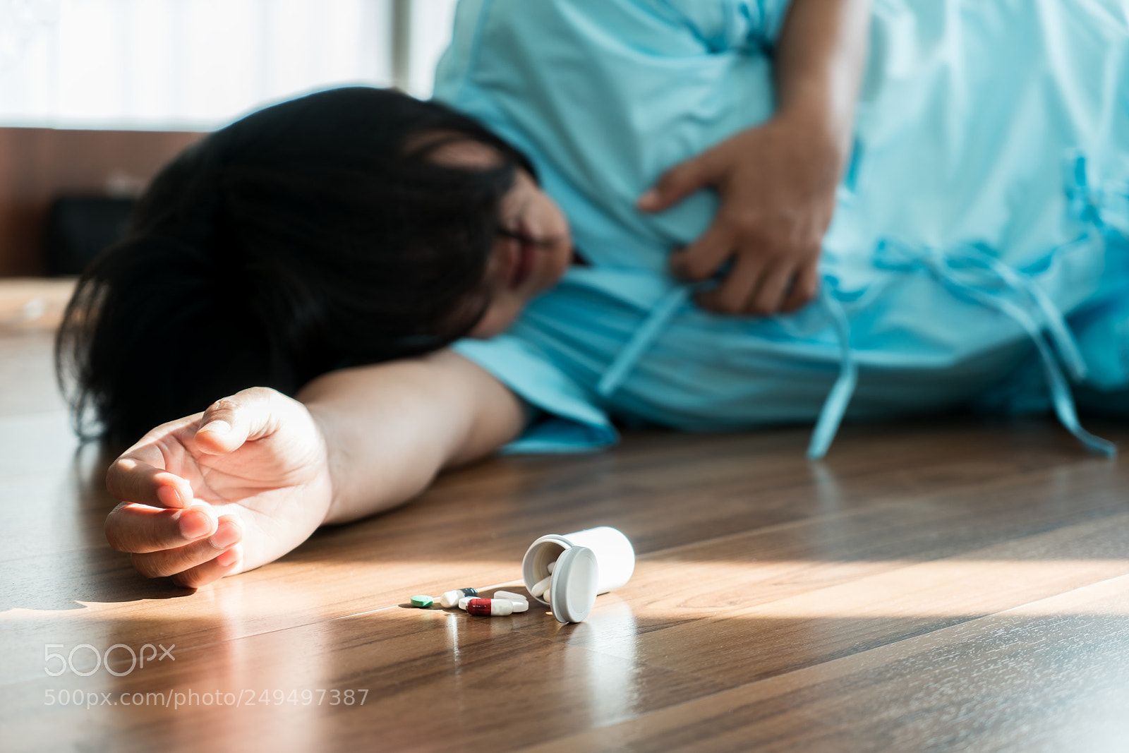 Sony a7R II sample photo. Asian woman committing suicide photography