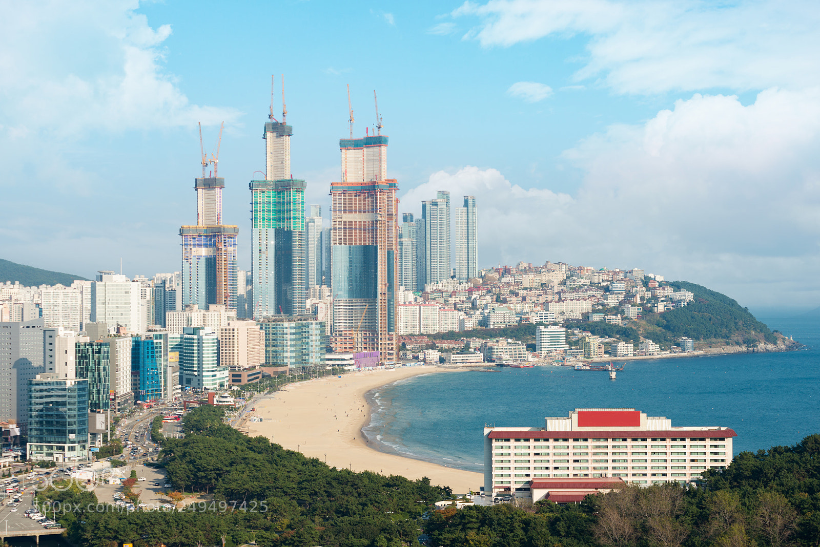 Nikon D800 sample photo. View of haeundae beach photography