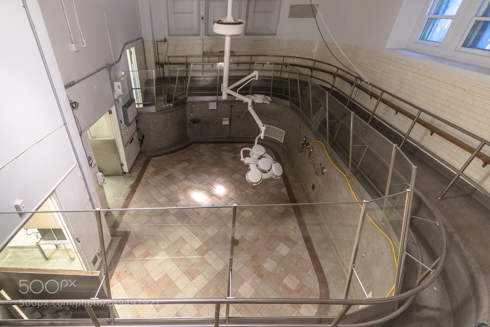 Nikon D7500 sample photo. Vacant historic hospital operating photography
