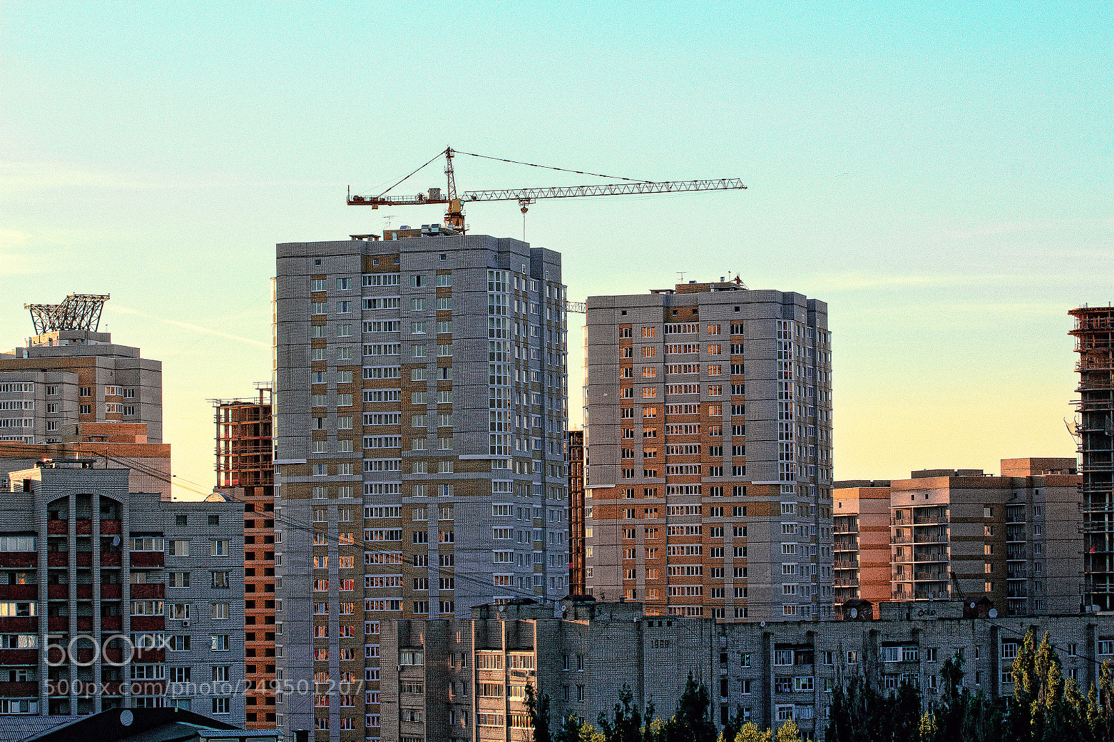 Canon EOS 650D (EOS Rebel T4i / EOS Kiss X6i) sample photo. Two houses at sunset photography