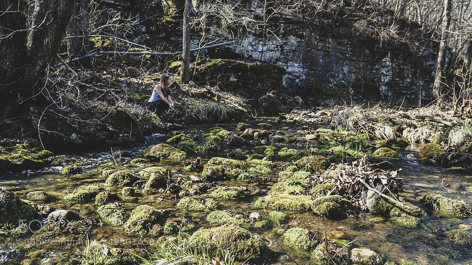 Sony a6000 sample photo. Going with the river photography