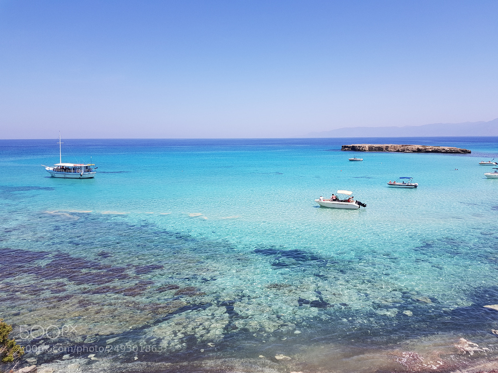 Samsung Galaxy S8 sample photo. Blue lagoon cyprus ?❤ photography