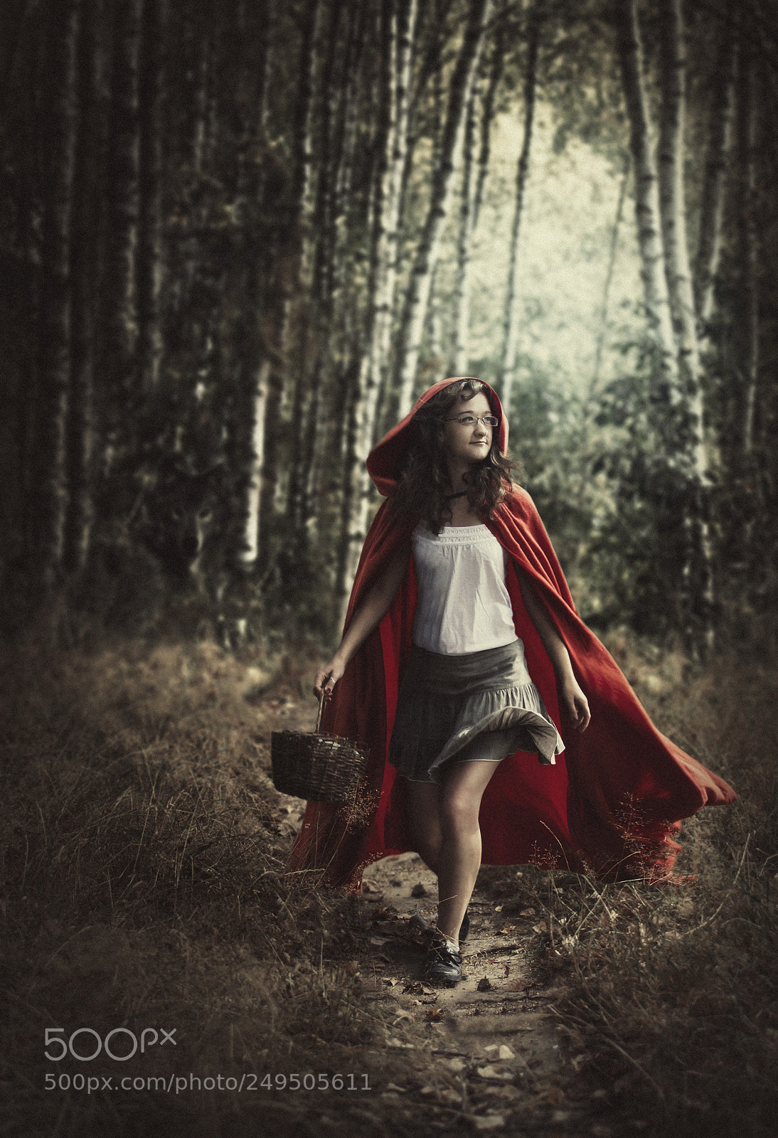 Canon EOS 1000D (EOS Digital Rebel XS / EOS Kiss F) sample photo. Red riding hood photography