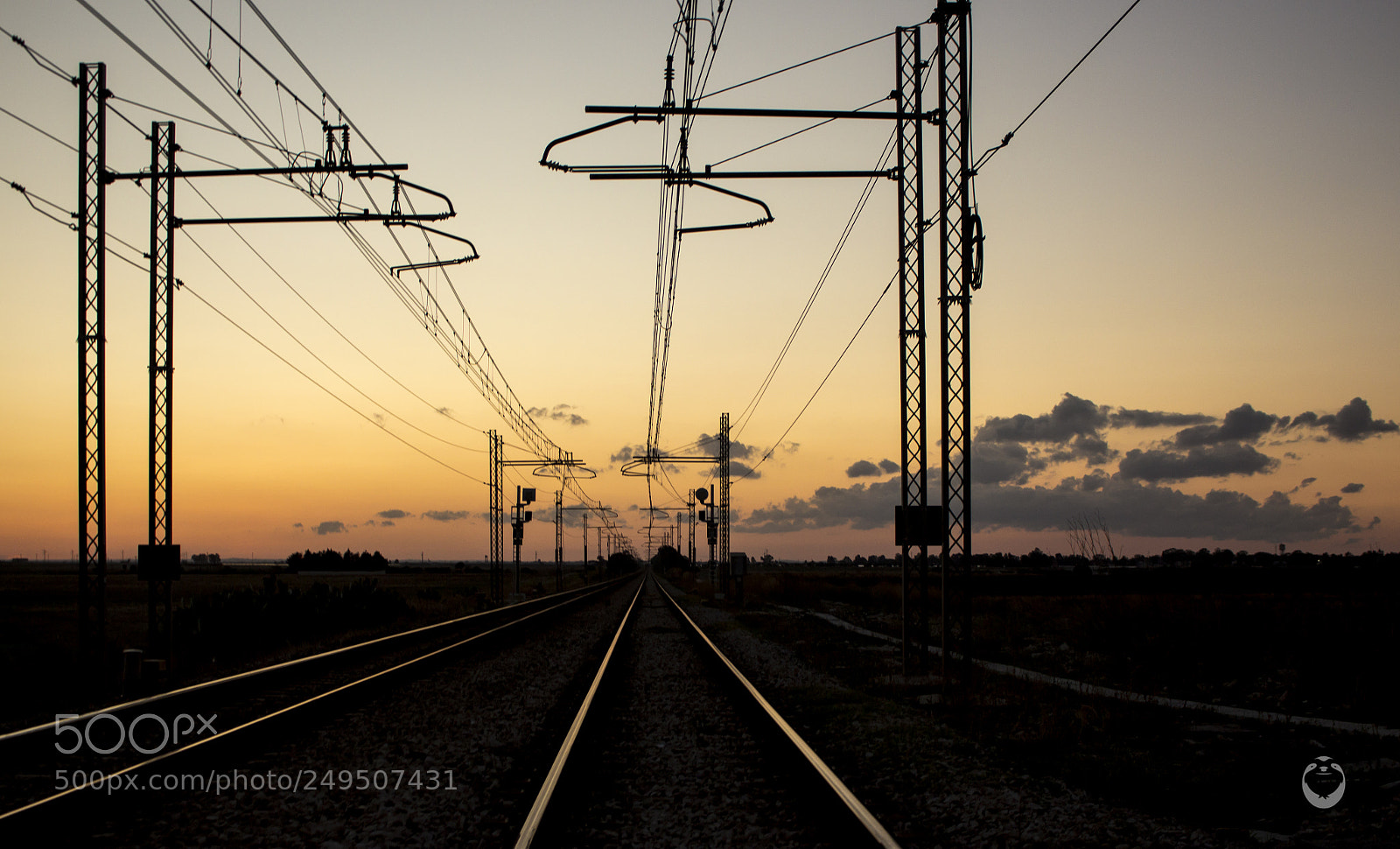 Canon EOS 700D (EOS Rebel T5i / EOS Kiss X7i) sample photo. Railroad to sunset photography