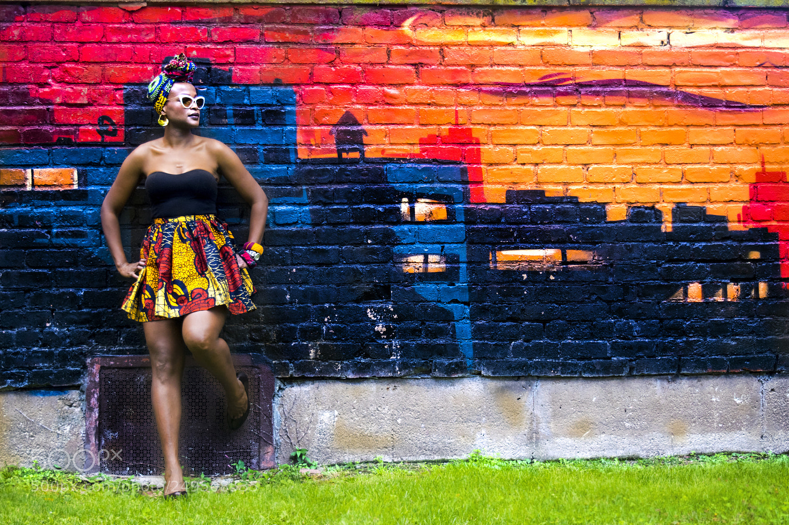 Nikon D3300 sample photo. Flatbush murals photography