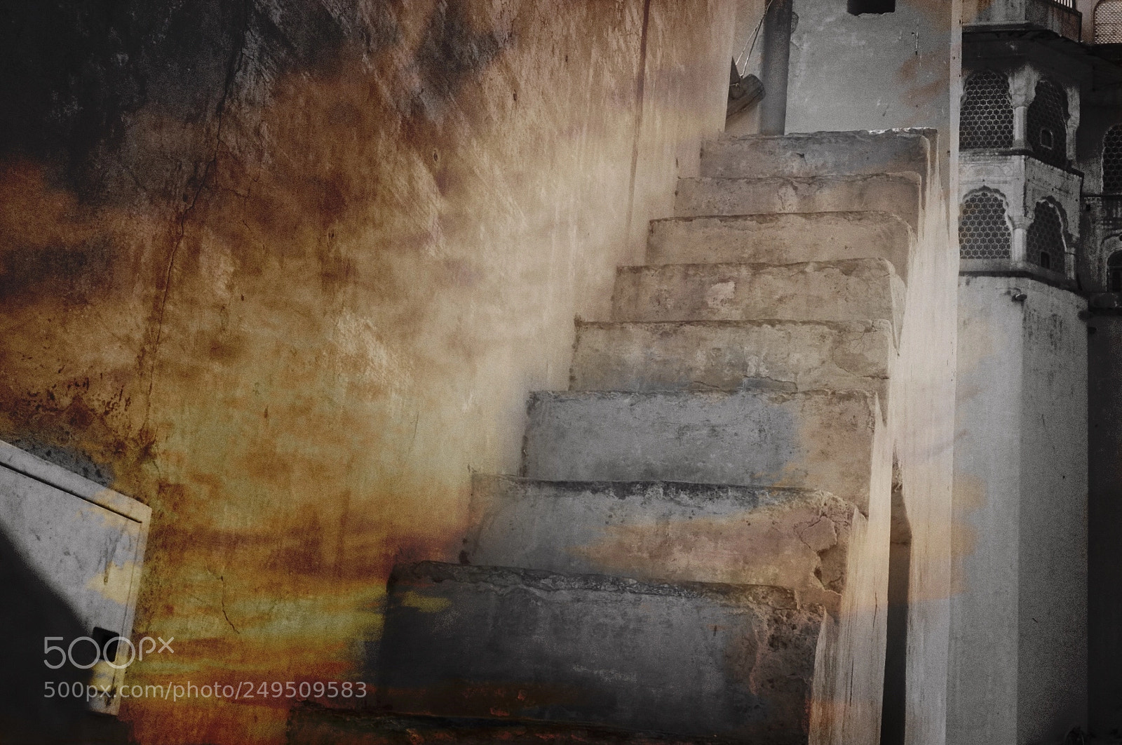 Olympus OM-D E-M10 II sample photo. Stair photography