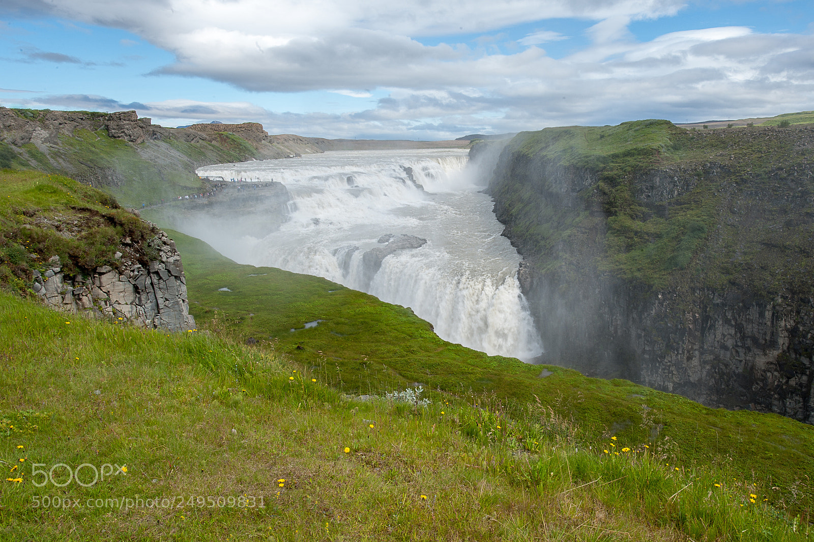 Nikon D3 sample photo. Gullfoss, iceland photography
