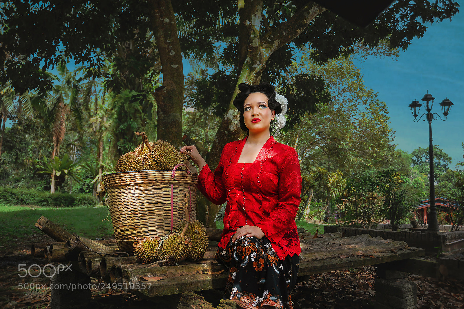 Nikon D3 sample photo. The durian girl photography