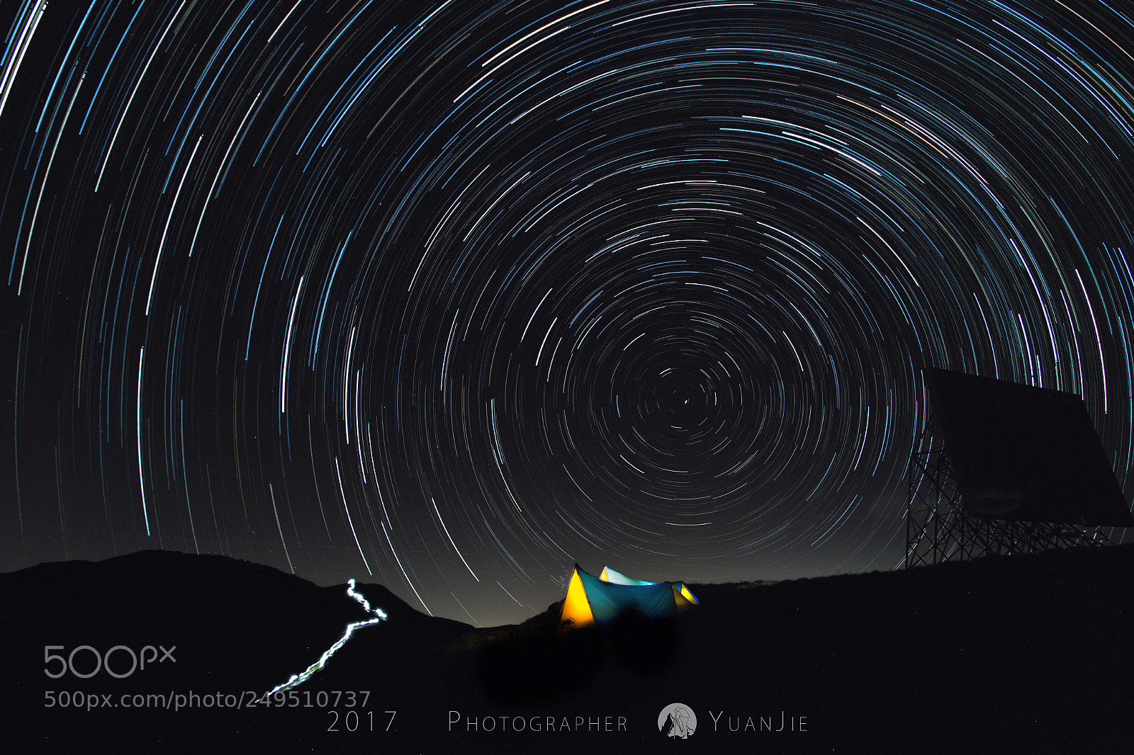 Canon EOS 70D sample photo. Startrails photography