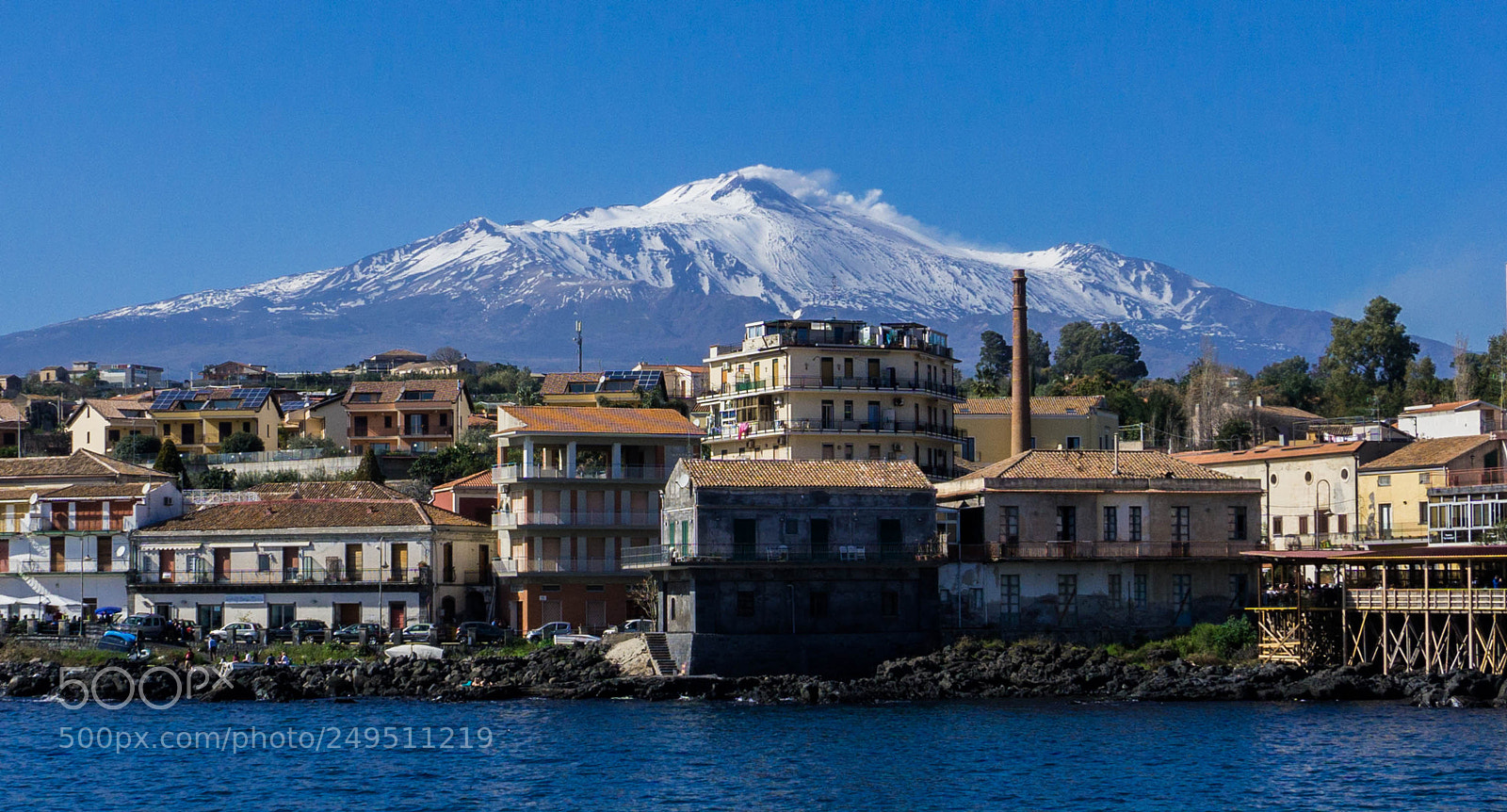 Sony a6000 sample photo. Etna and the sea photography