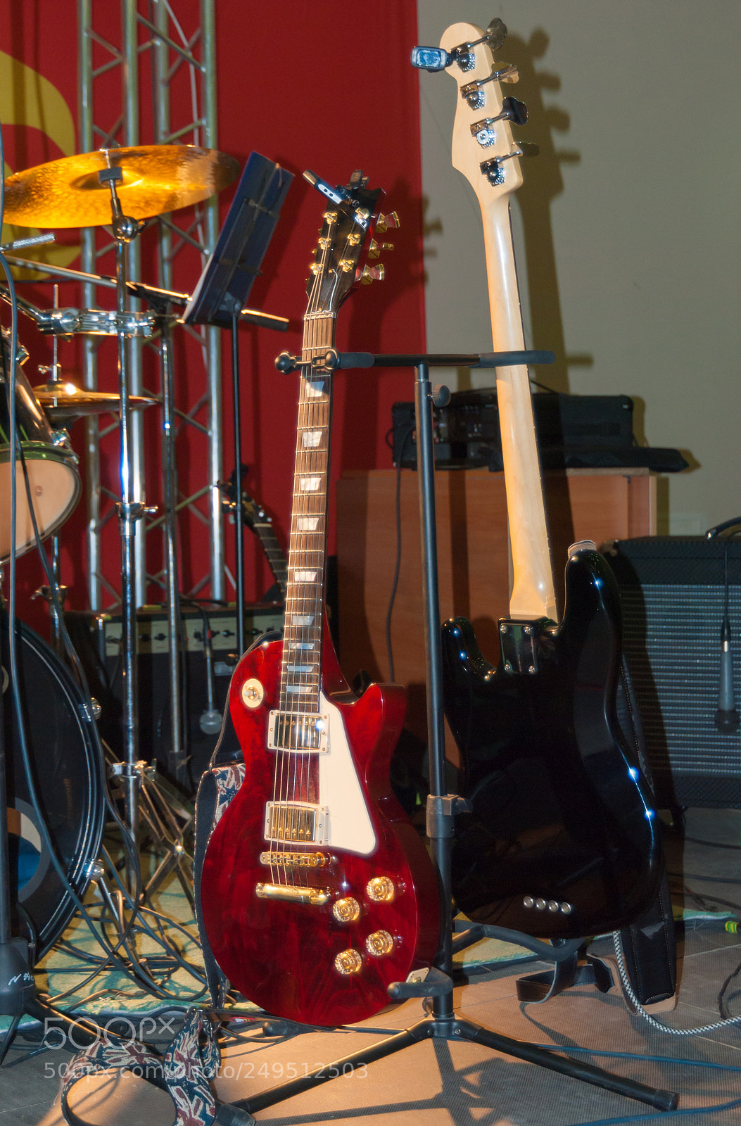 Nikon D3000 sample photo. Two guitars photography