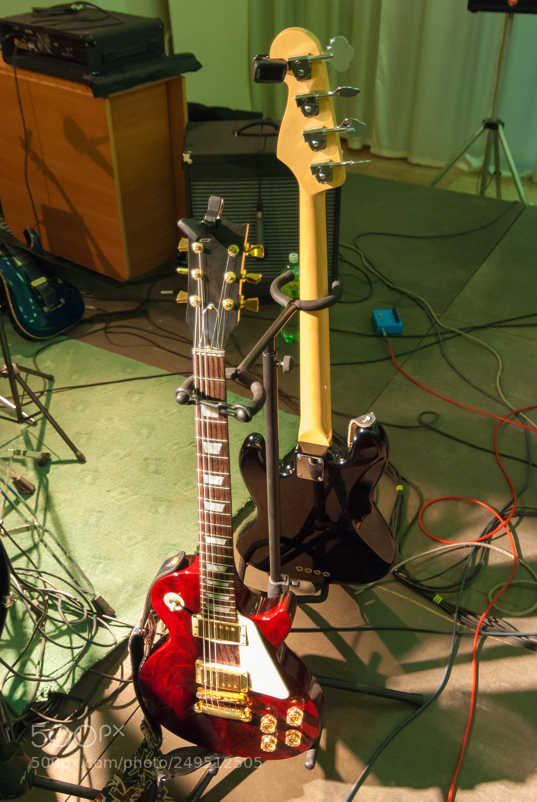 Nikon D3000 sample photo. Two guitars photography