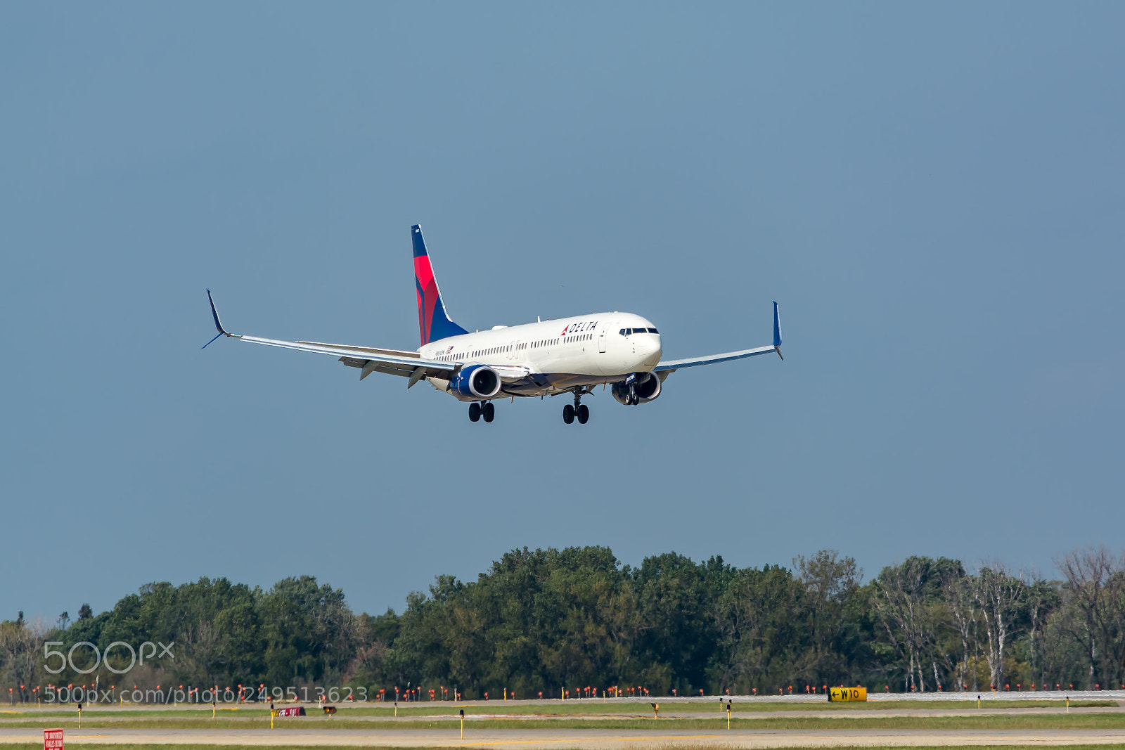 Nikon D7100 sample photo. Delta air lines boeing photography