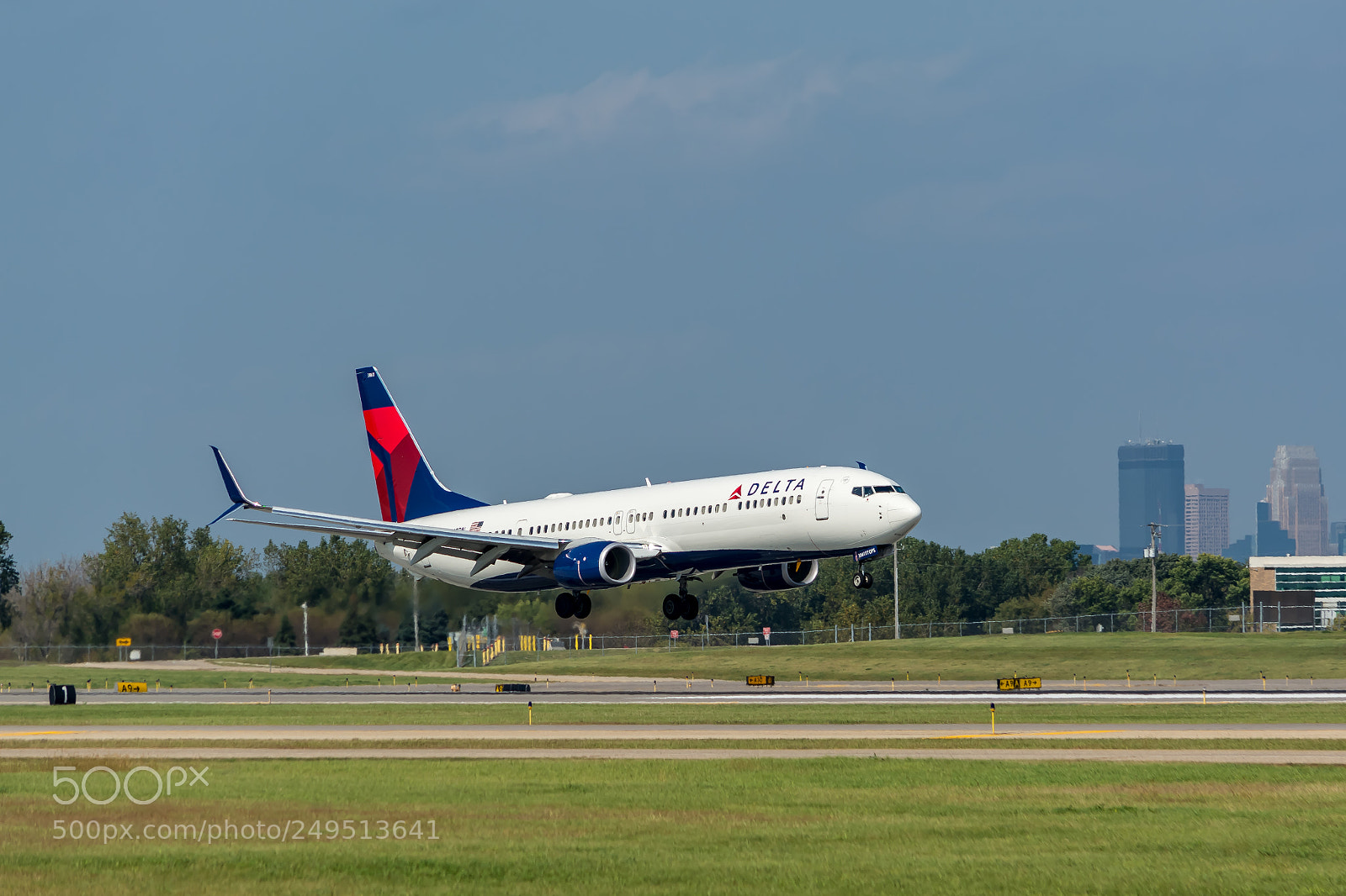 Nikon D7100 sample photo. Delta air lines boeing photography